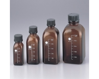 Asone亚速旺棕色螺口试剂瓶 ,GL45,方形125ml,250ml,500ml, 1000ml