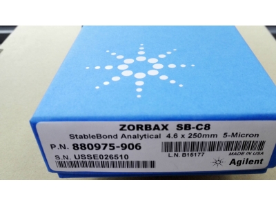 Agilent/安捷伦 ZORBAX SB-C8 4.6*250液相色谱柱，880975-906